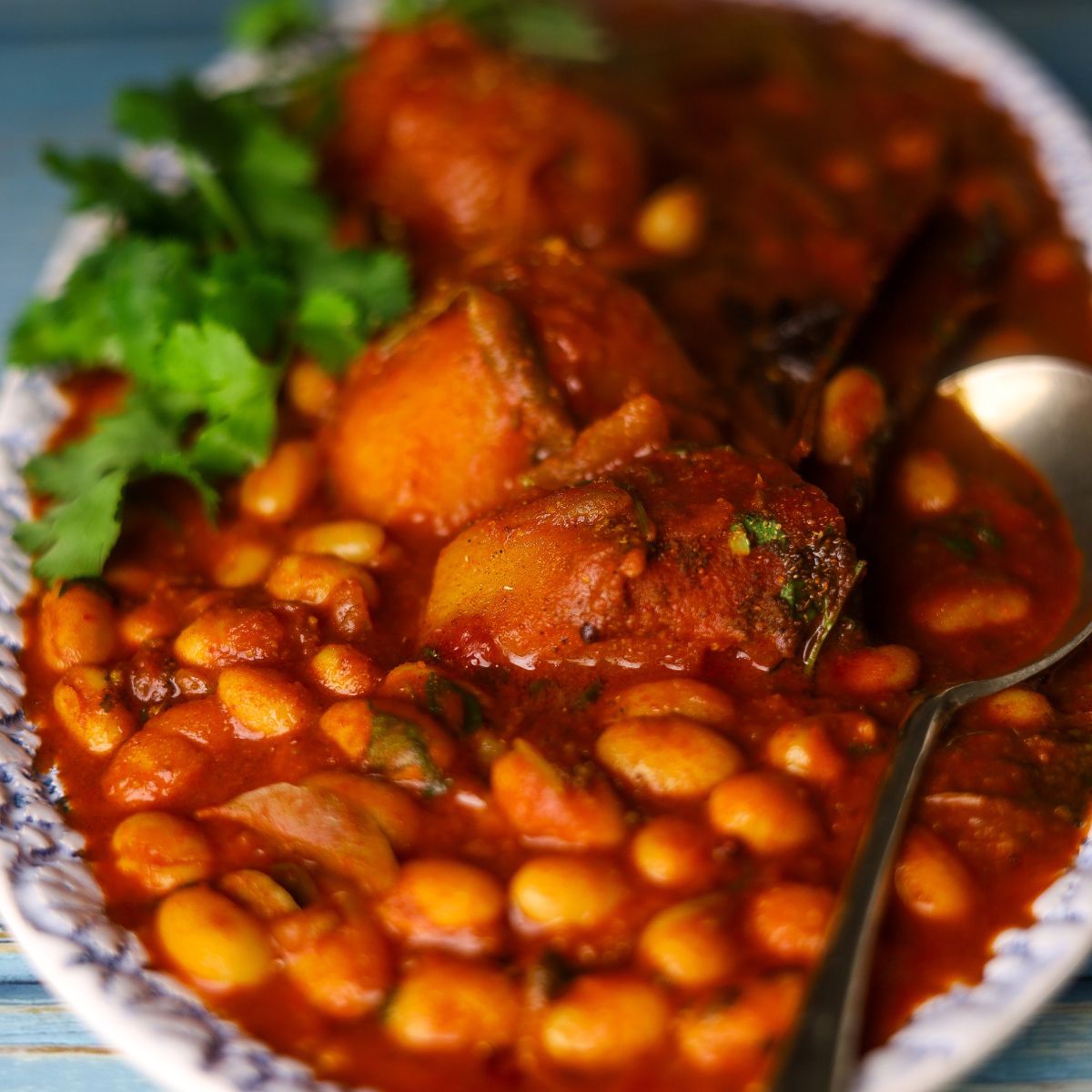 Gadra Barlotti Bean Curry