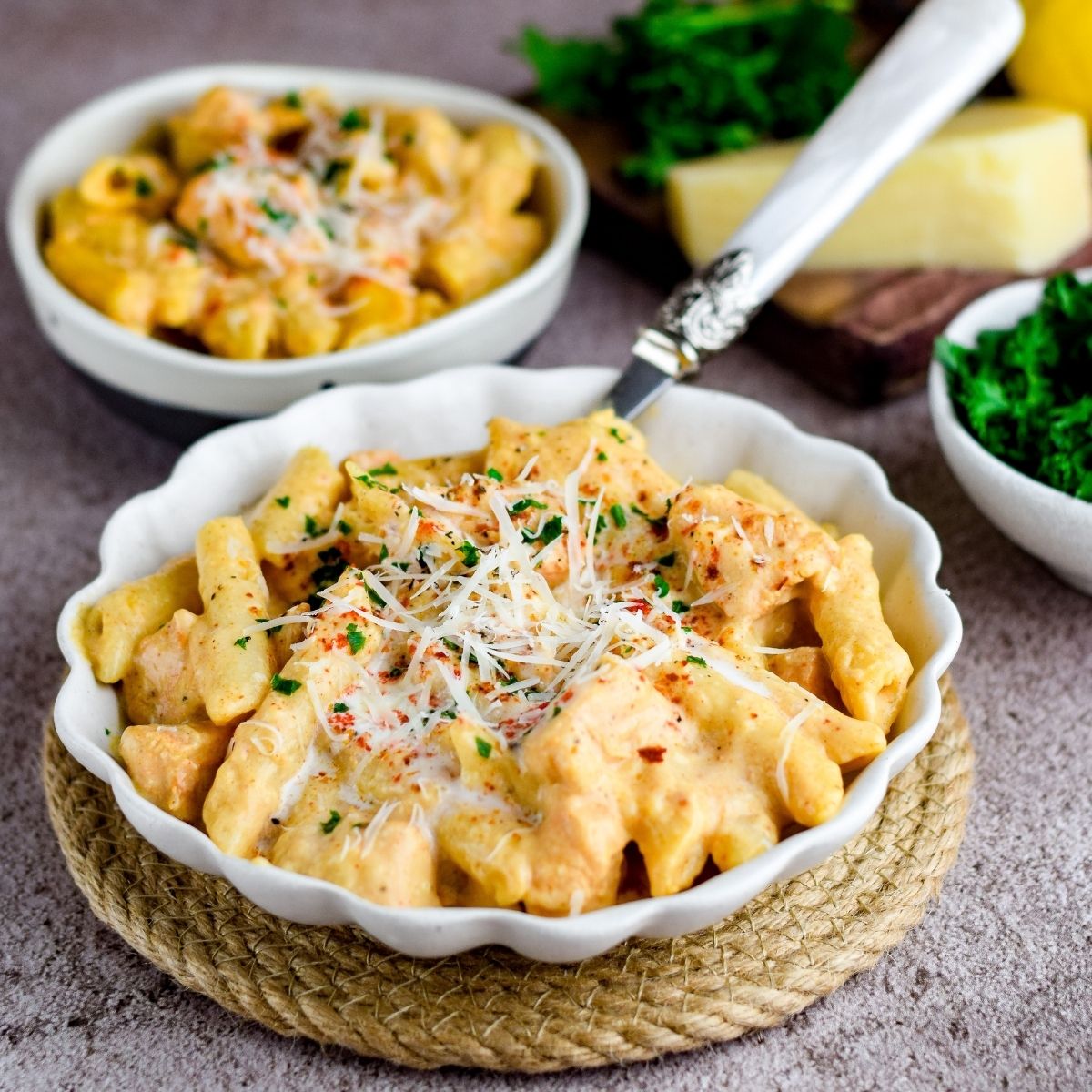 Indian Fusion Chicken Pasta