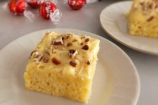 Easy Pineapple Cake (with Cream Cheese Frosting)