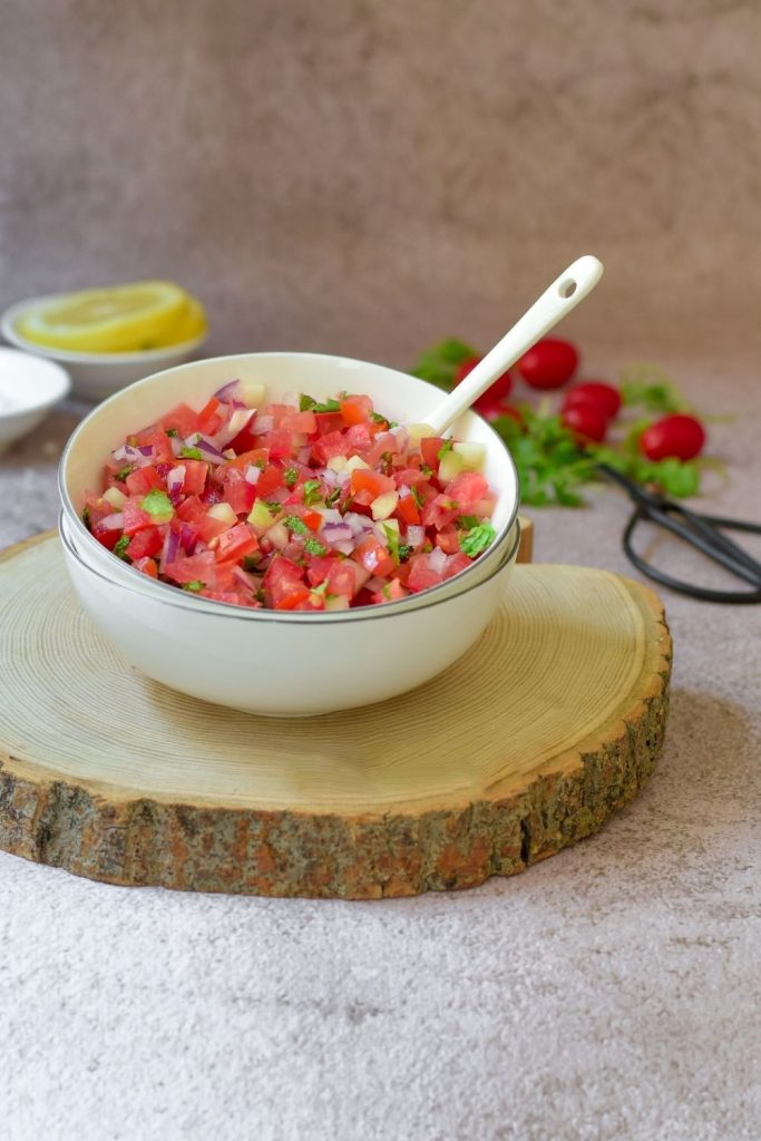 Tomato Cucumber Chilli Sambal