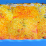 An easy delicious fish bake cooked in a creamy sauce with loads of cheese