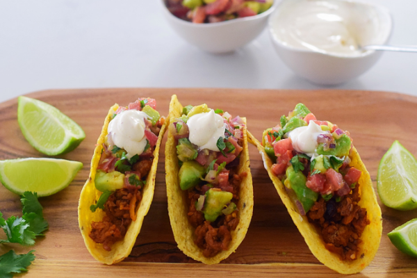 Quick, easy lamb mince tacos with loads of flavour