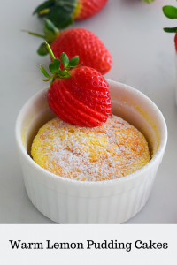 This is a perfect winter dessert, cake and pudding all in one