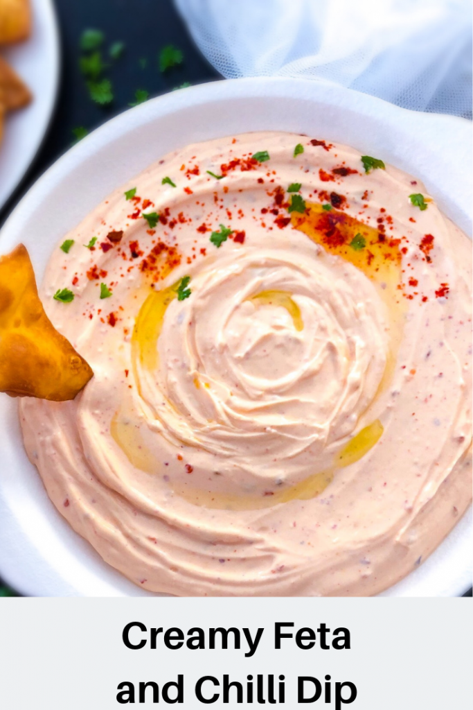 Easy Feta and Chilli Dip made in 5 minutes