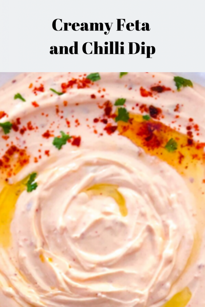 Easy Feta and Chilli Dip made in 5 minutes
