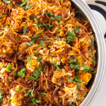 Lamb Pilaf, a combination of lamb curry and rice cooked the south african way