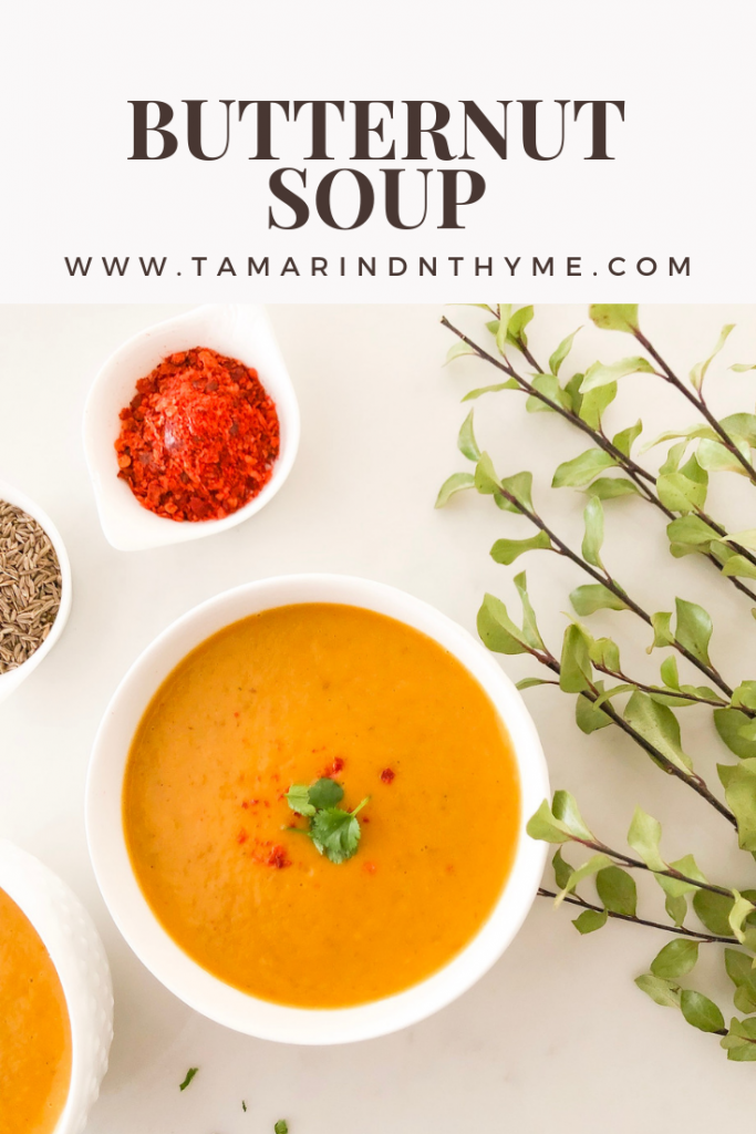 Simple Turmeric Butternut Soup