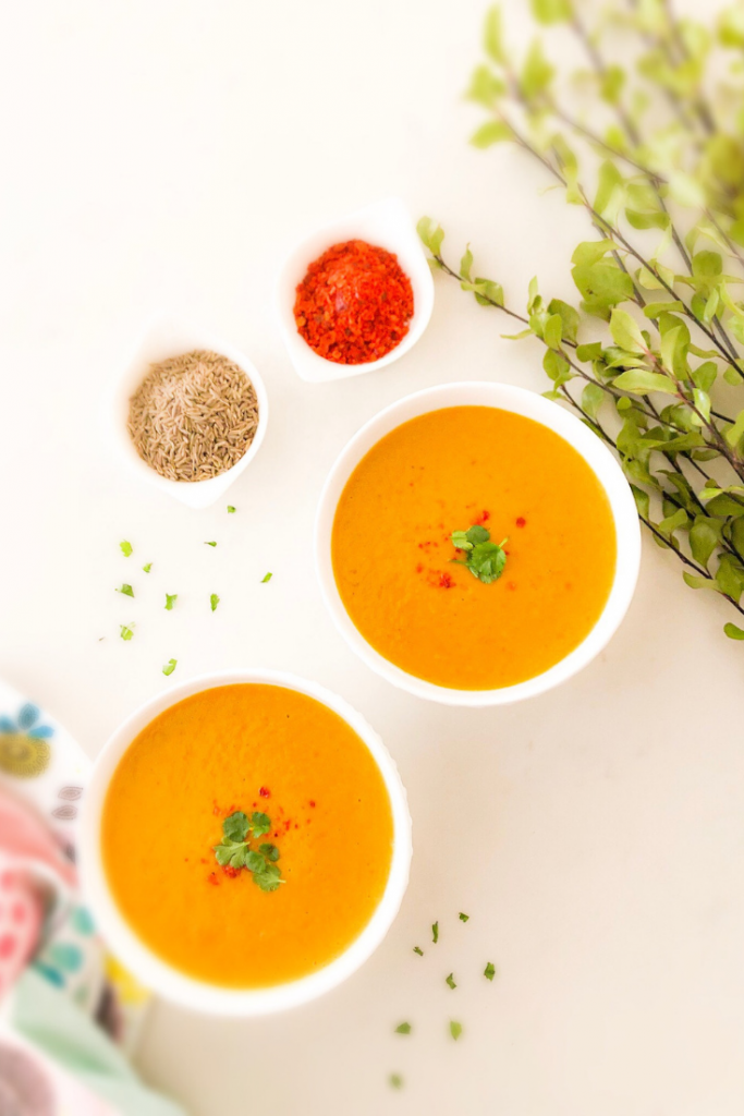 Simple Turmeric Butternut Soup