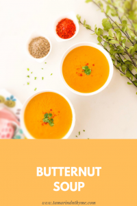 Simple Turmeric Butternut Soup