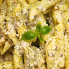 Quick and Easy Pasta dish in a creamy pesto sauce
