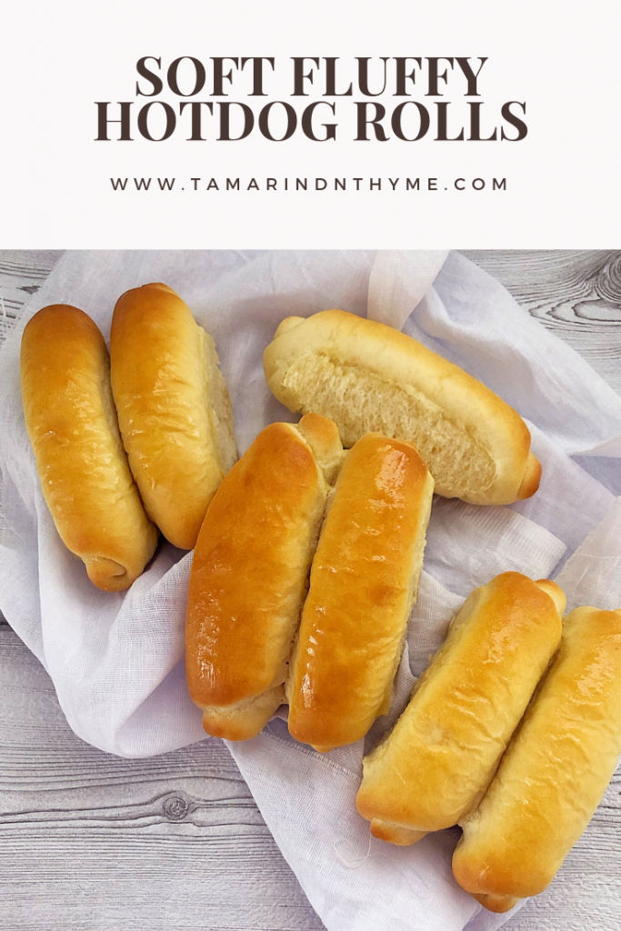 Soft, fluffy and delicious hotdog rolls
