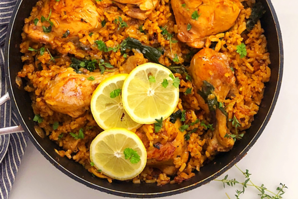 Quick and Easy One-Pot Spicy Rice and Chicken