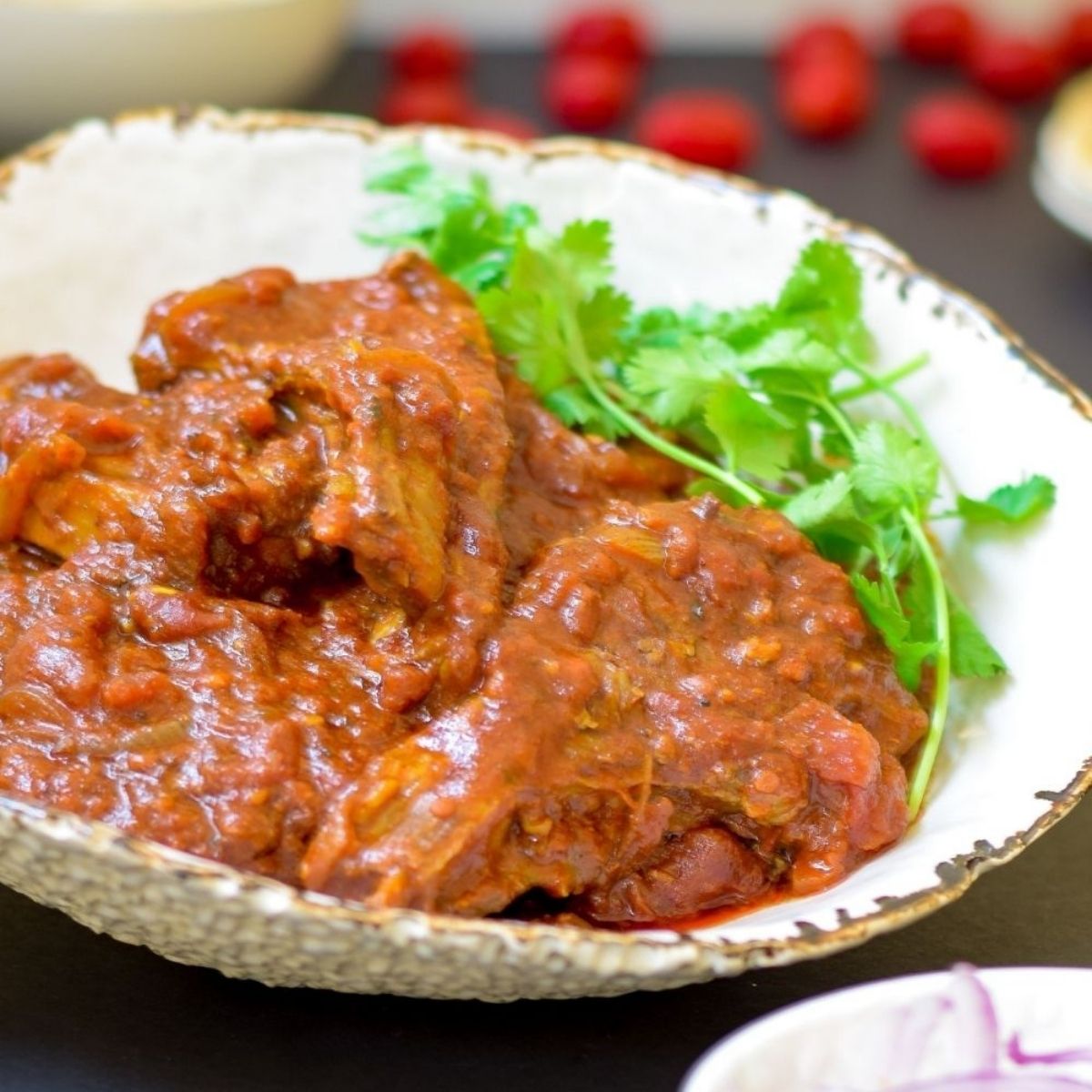Simple Lamb Chops Chutney