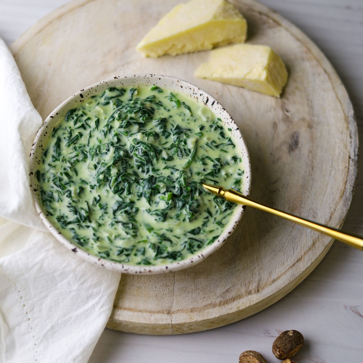 Easy Creamed Spinach