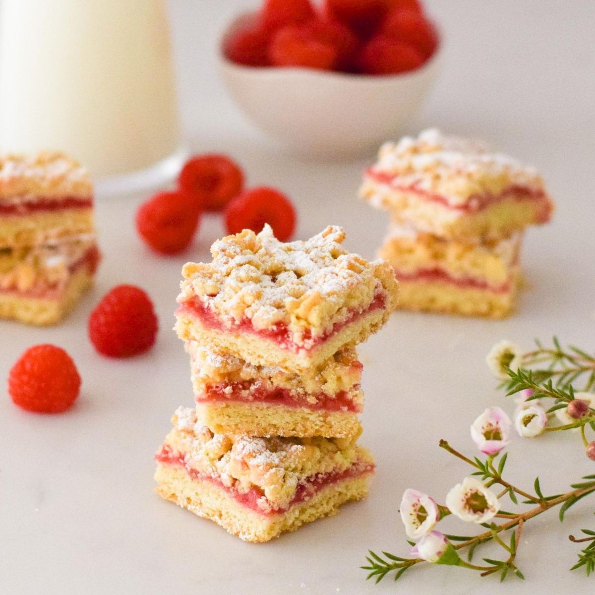 Raspberry Crumble Bars