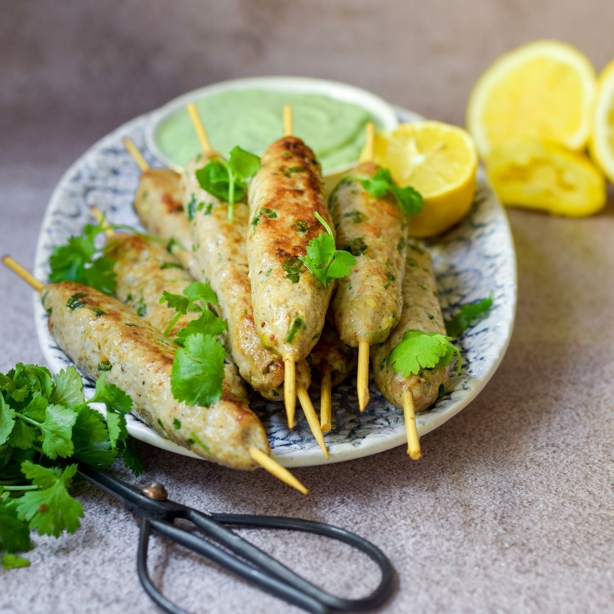 Succulent Chicken Seekh Kebabs