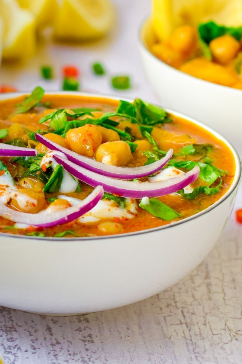 Chickpea Potato Spinach Curry