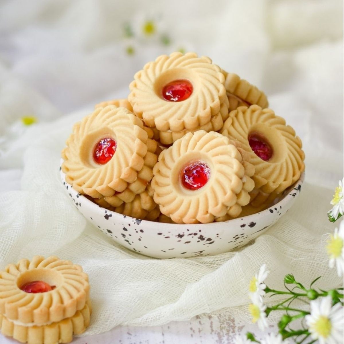 Homemade Strawberry Whirls Biscuits