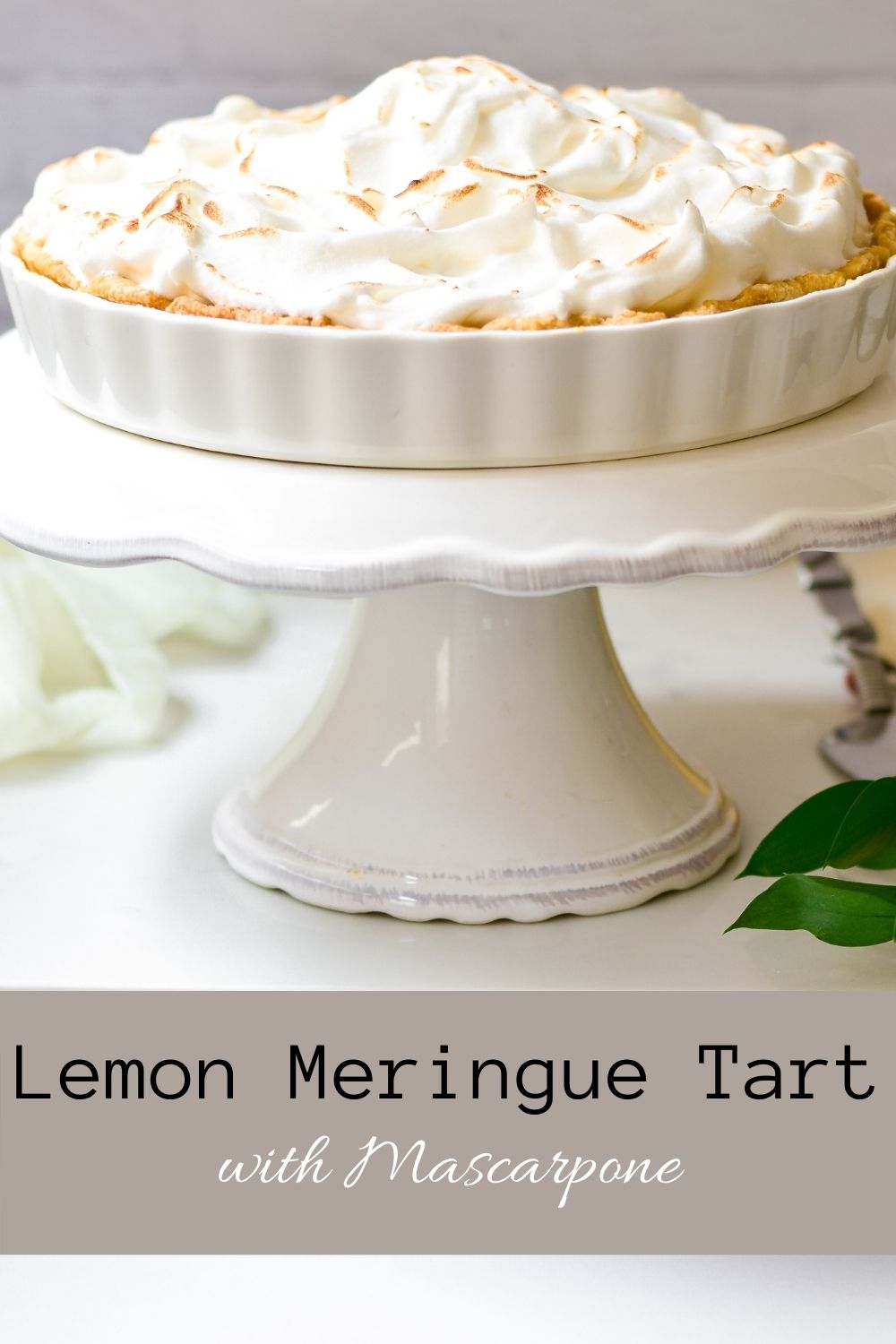 Lemon Meringue Tart with Mascarpone
