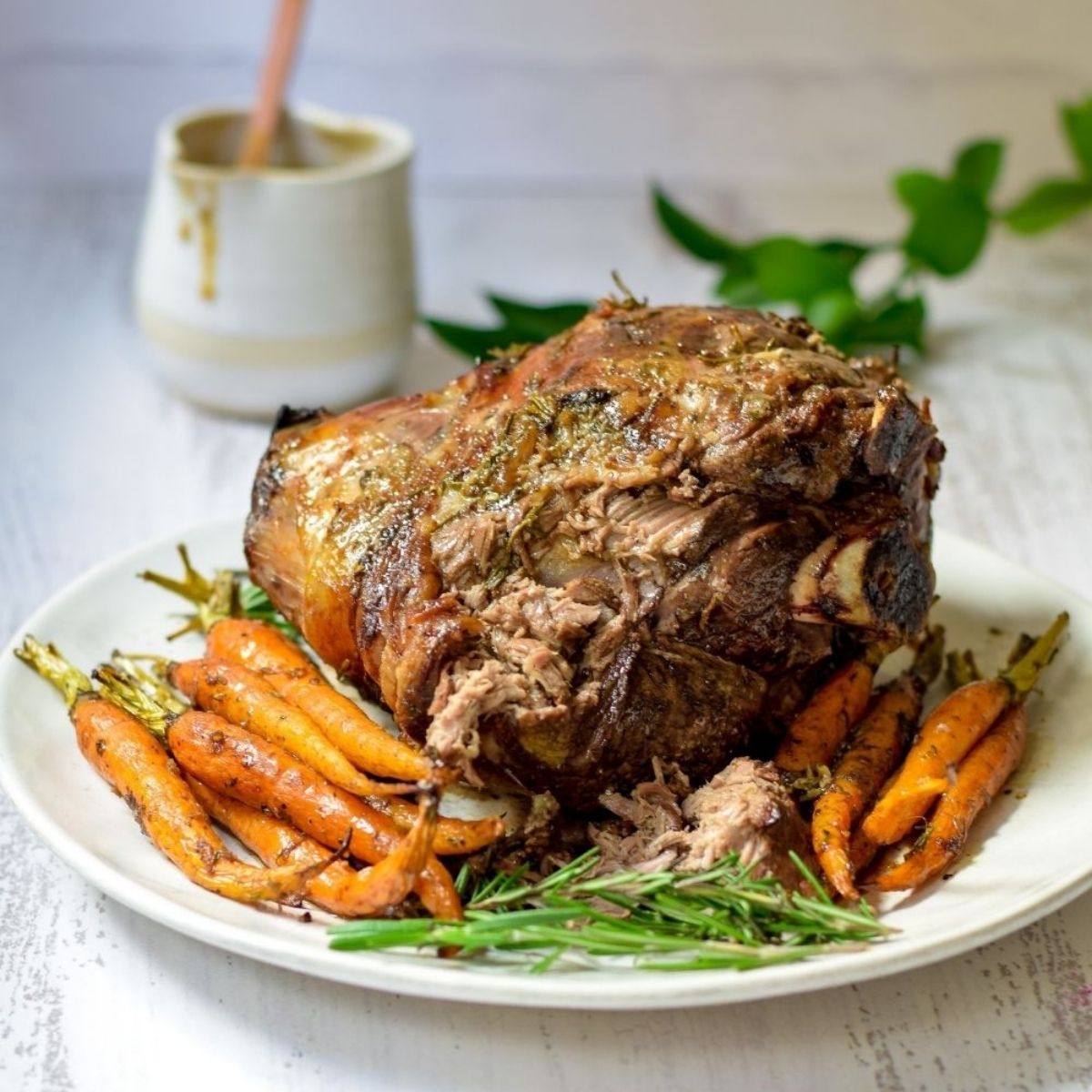 Slow Roasted Leg of Lamb