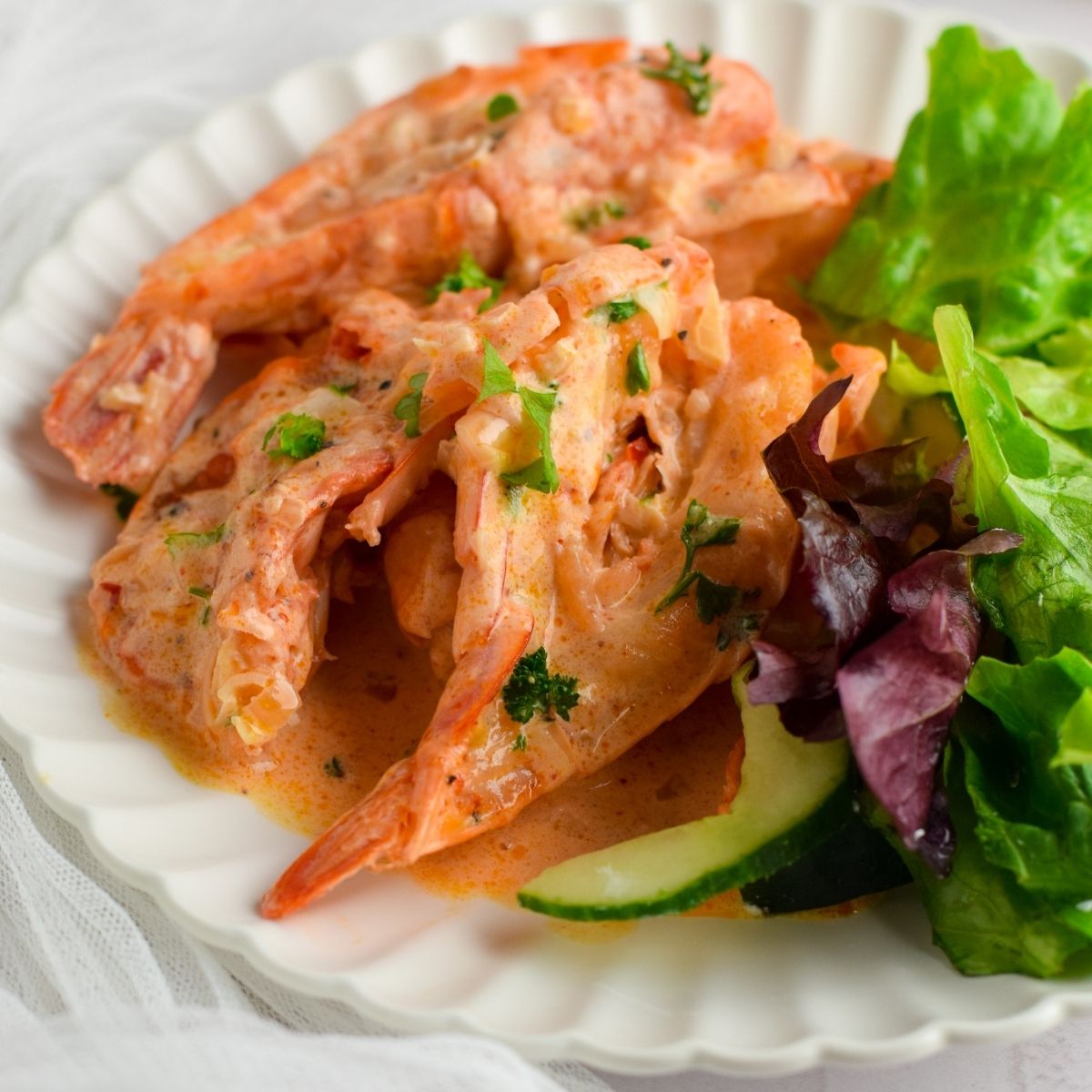 Lemon Butter Prawns