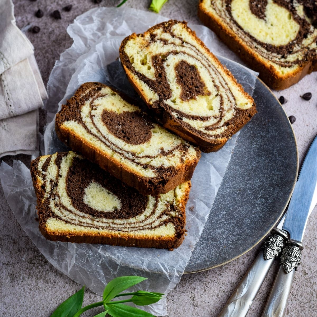 Marble Loaf Cake