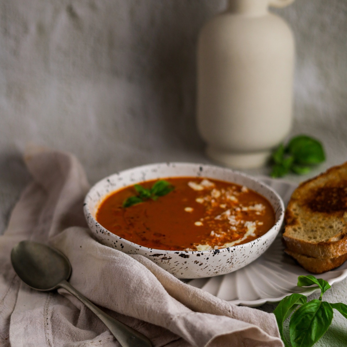 Roasted Red Pepper and Tomato Soup