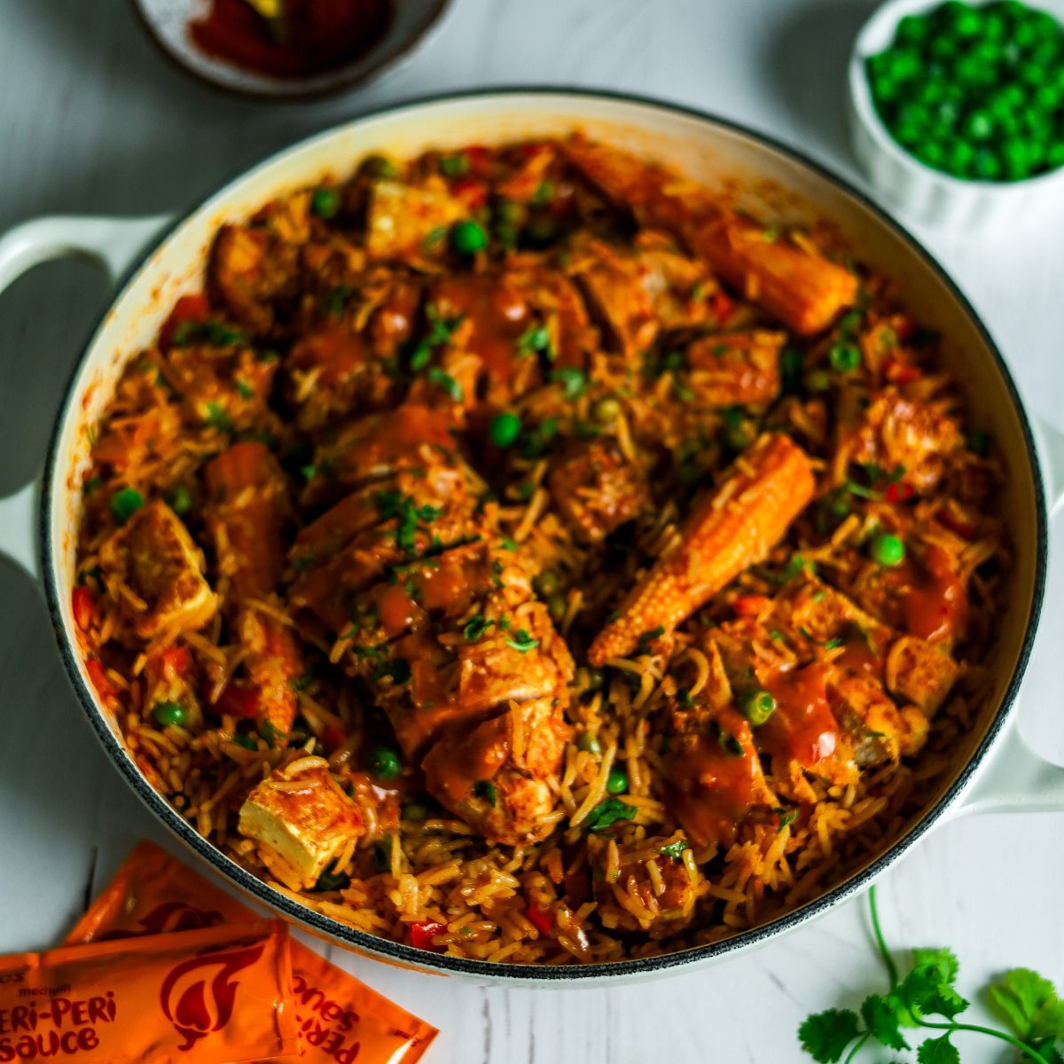 One Pot Peri Peri Chicken and Rice