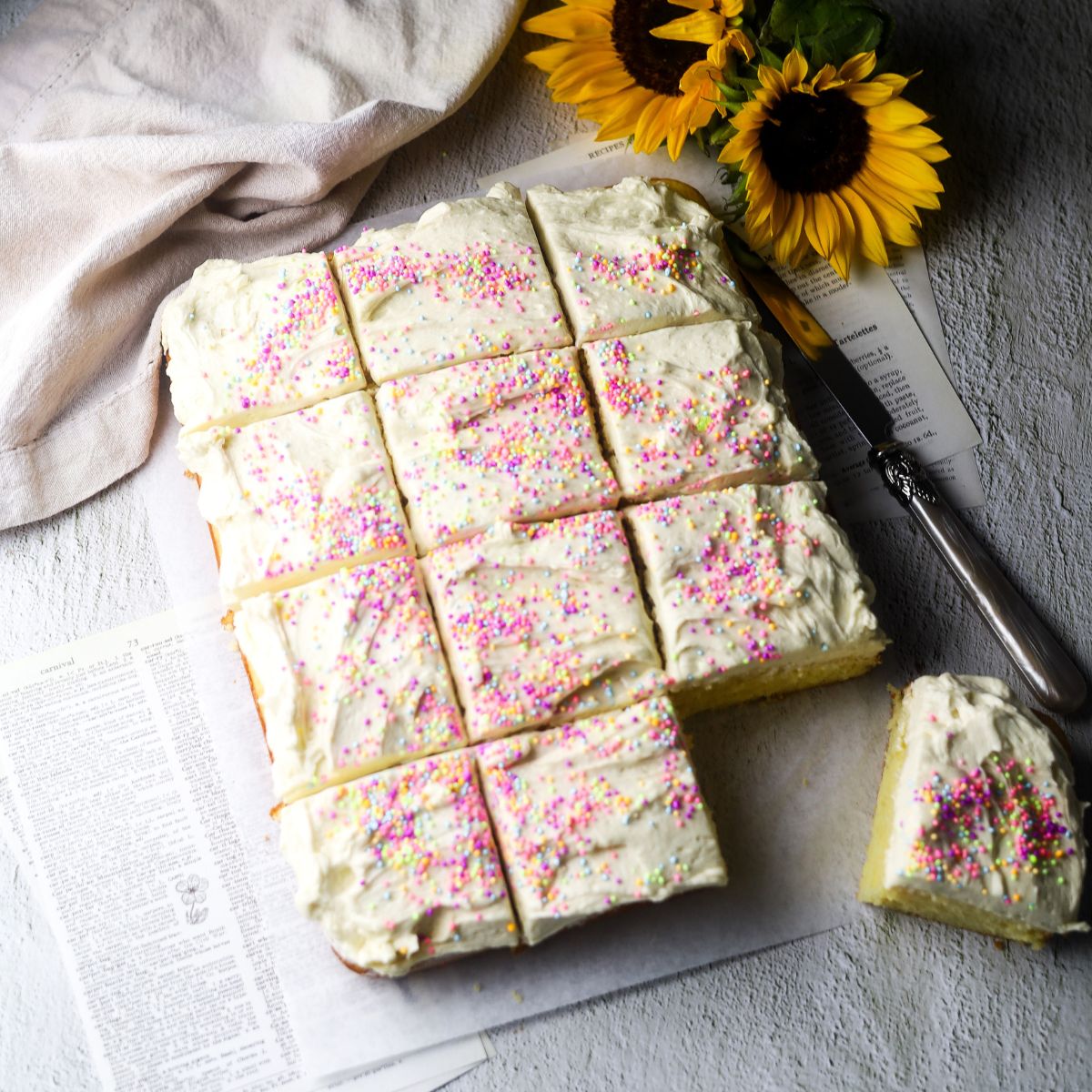 Simple Vanilla Sponge Cake