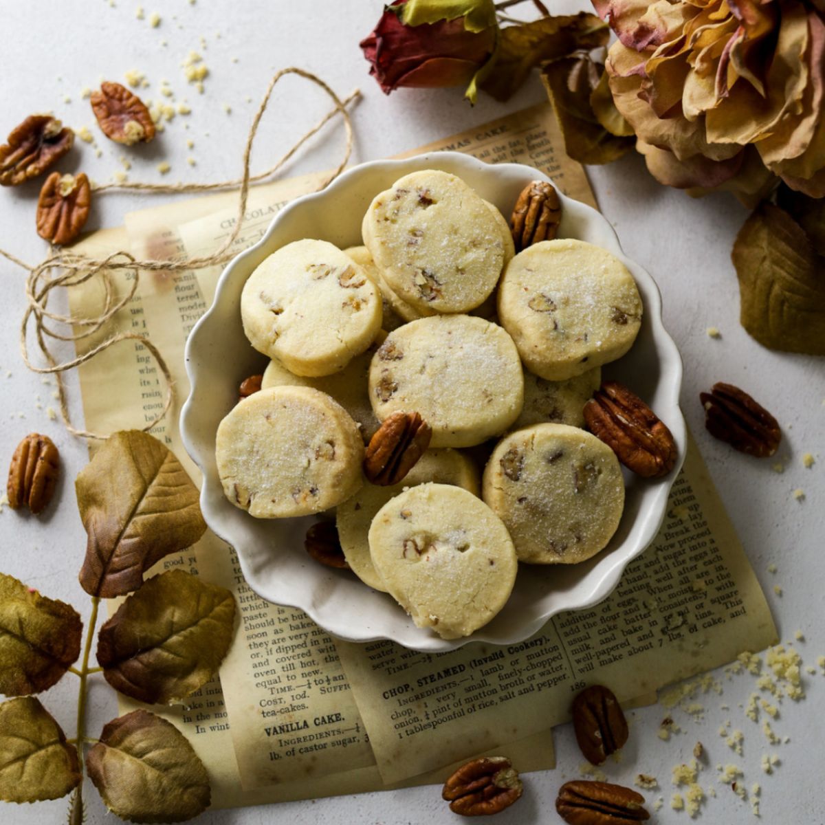 Pecan Shortbread Cookies