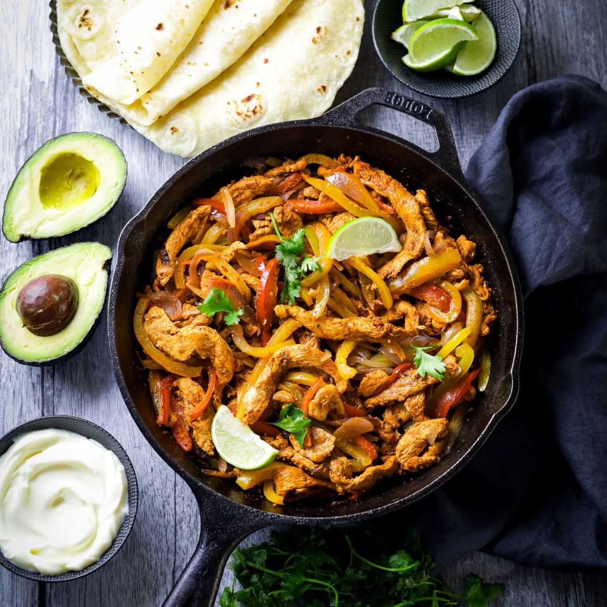 Easy Chicken Fajitas