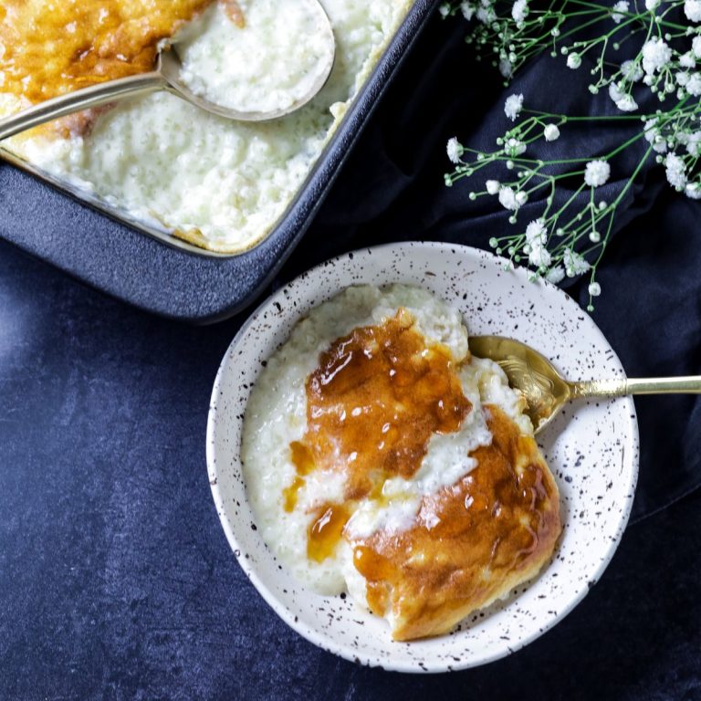 Baked Sago Pudding